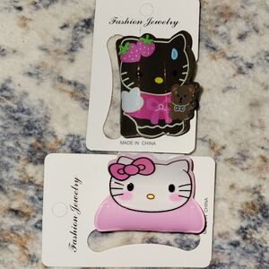 🛍3 For $18🛍Hello Kitty Style Claw Clip Set